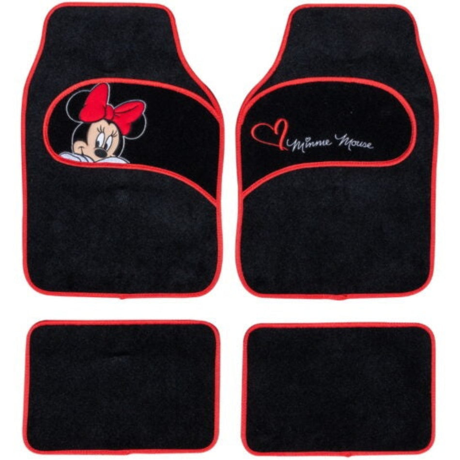 Colzani Universal Minnie Carpet Car Mats - 4 Pieces