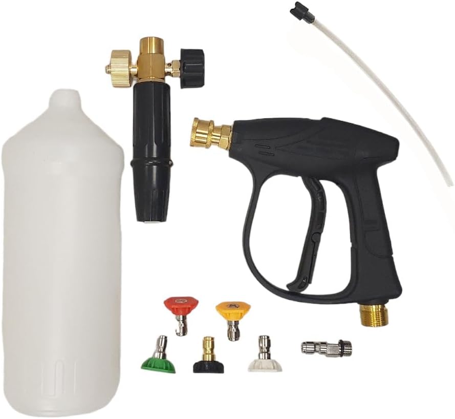 فيروم طقم مسدس غسيل بضغط عالي مع ٥ رؤوس رش