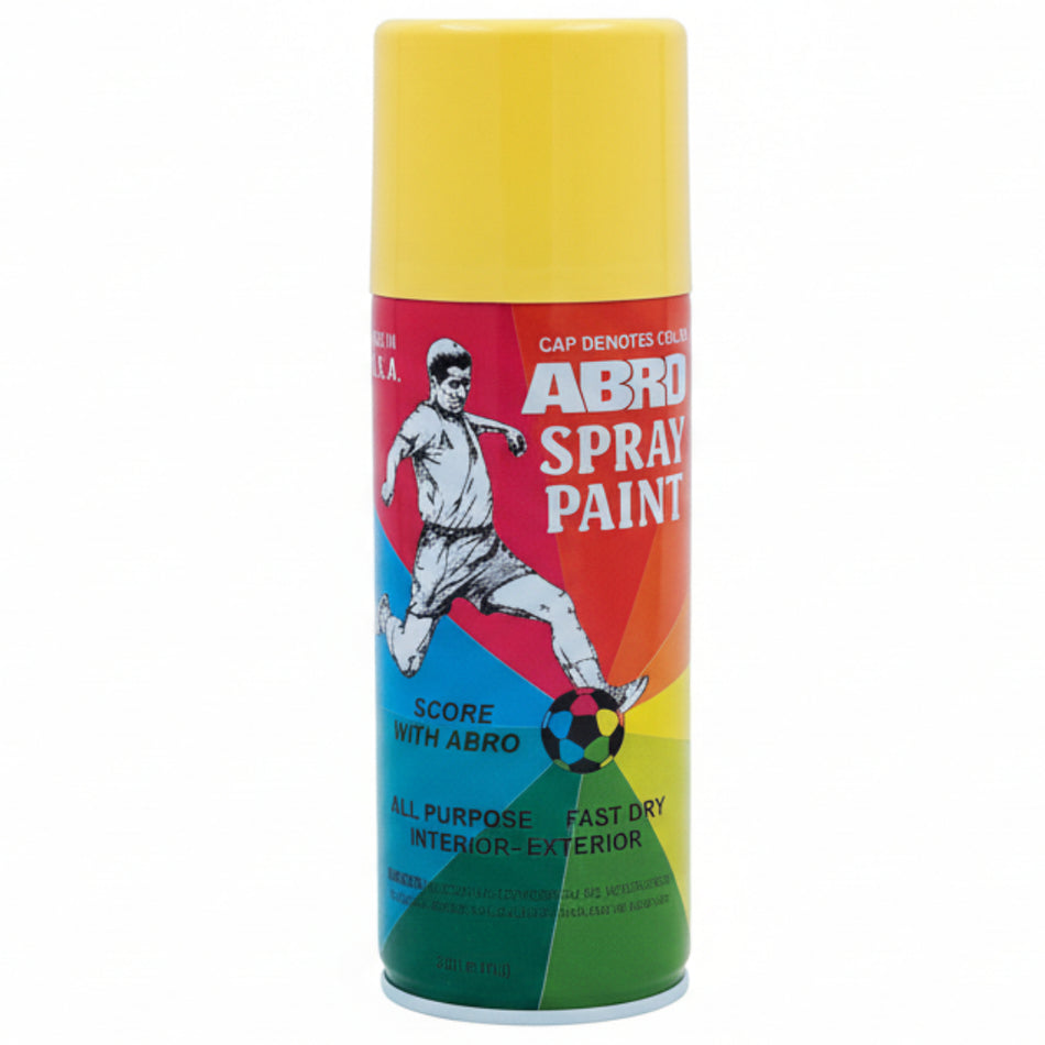 Abro Spray Paint Yellow 400Ml