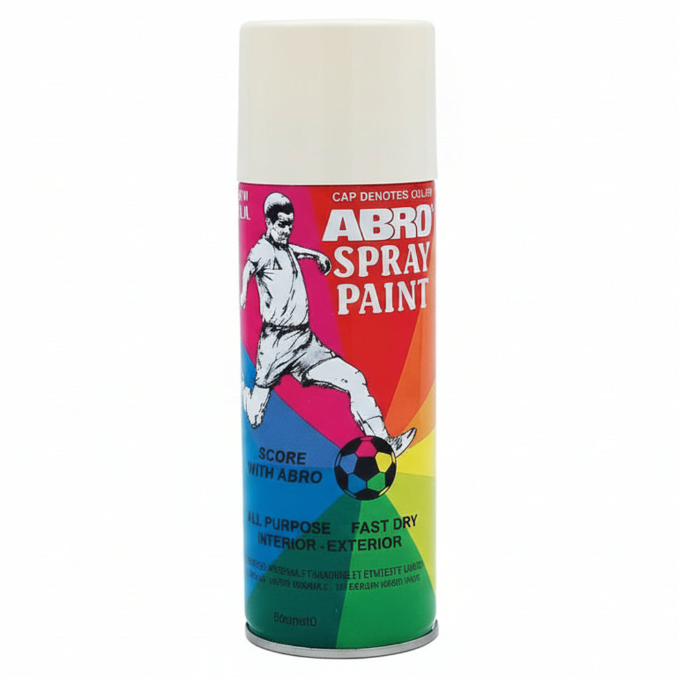 Abro Spray Paint Can Antique White 400Ml
