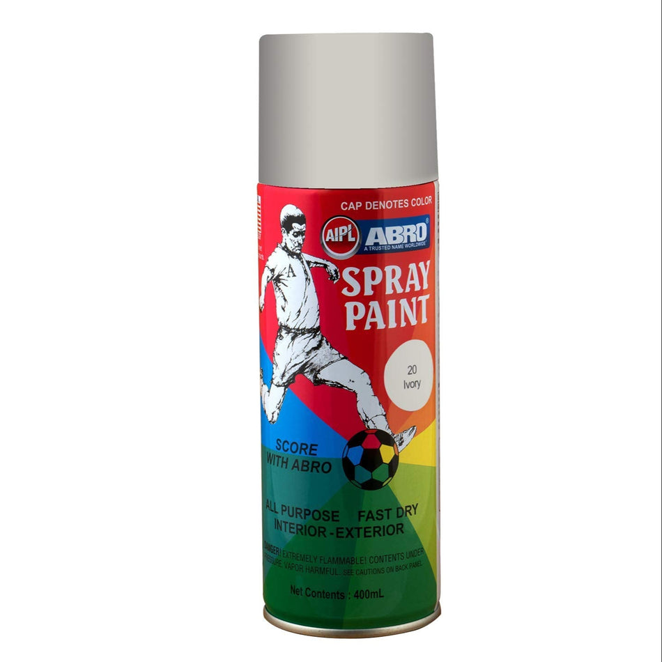 Abro Spray Paint Ivory 400Ml