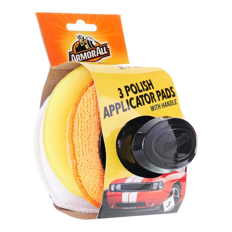 Armor All 3 Polish Pads With Handle