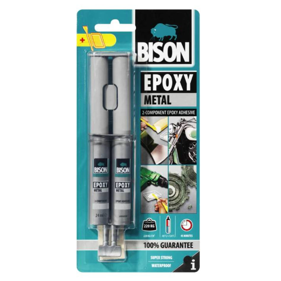 Bison Epoxy Metal Blister 24Ml
