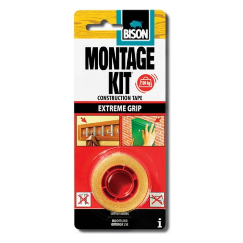 Bison Montagekit Tape 1.5Mx19Mm