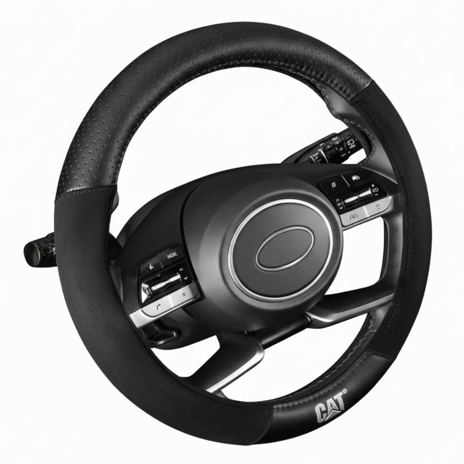 Cat Suede Pu Steering Wheel Cover