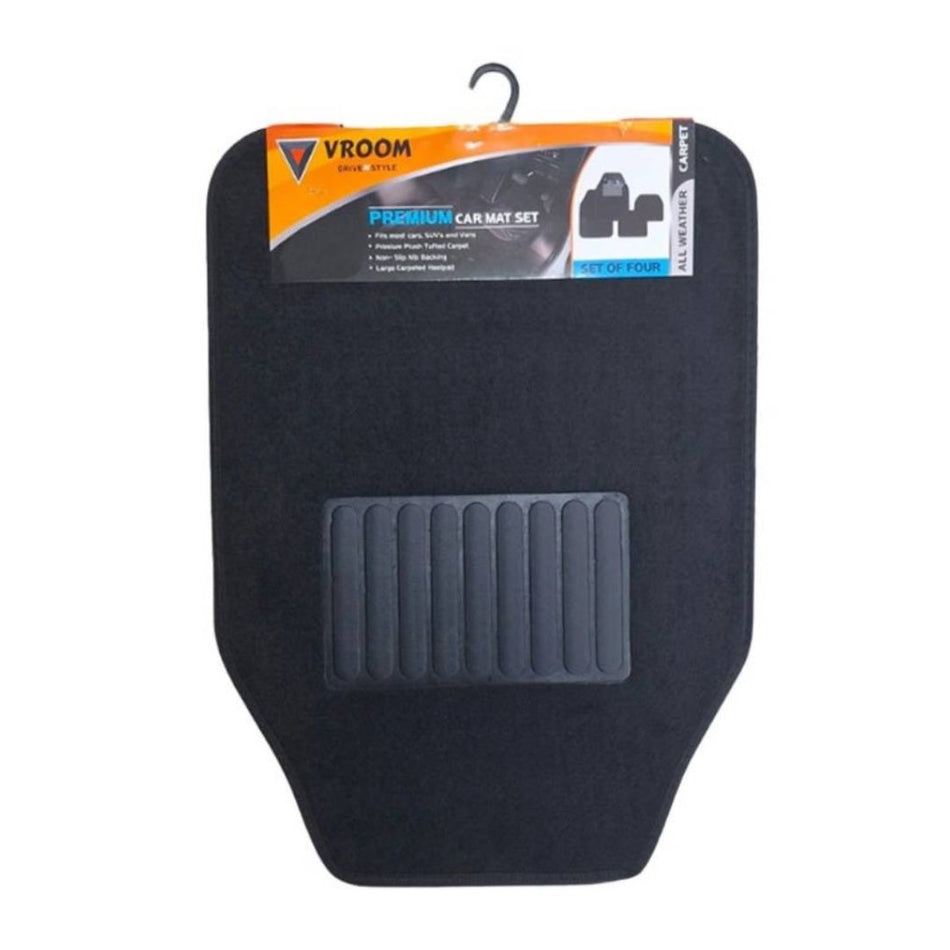 Vroom Carpet Car Floor Mat - 4 Pieces