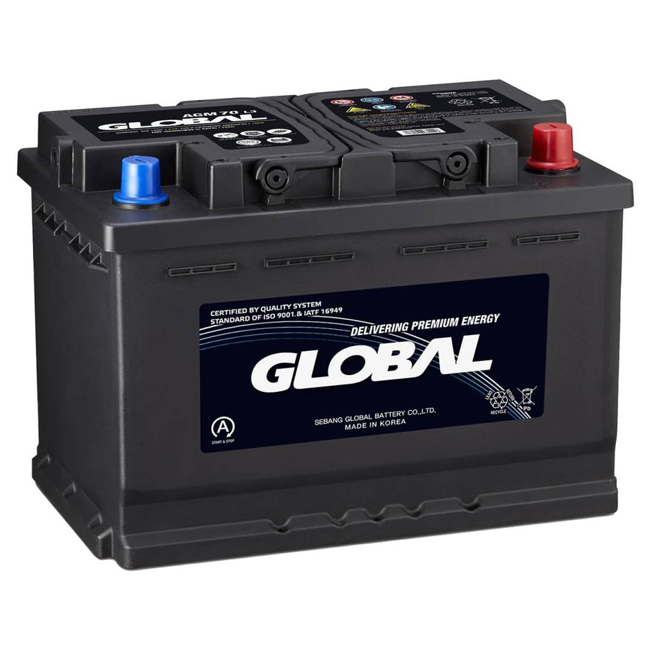 Global 12V 70A AGM Battery