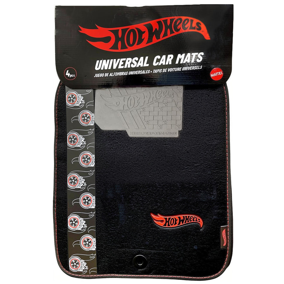 Hot Wheels Universal Car Mats 4Pcs