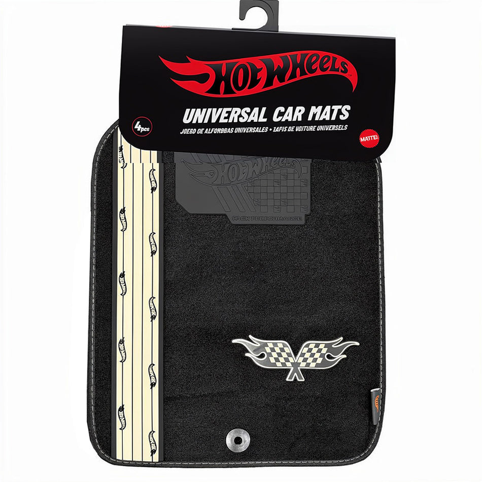 Hot Wheels Universal Car Mats 4Pcs