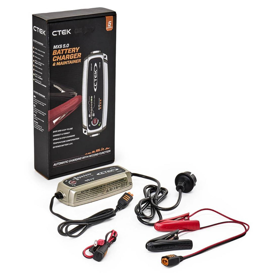 Ctek Mxs 5.0 Battery Charger & Maintainer 12V