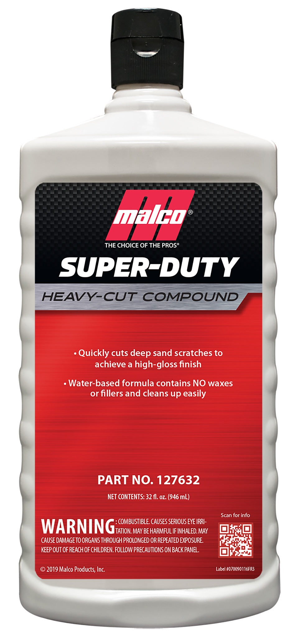 Malco Super-Duty Heavy-Cut Compound 32Oz