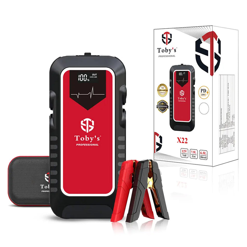 Toby's Professional X22 Jump Starter & Power Bank
