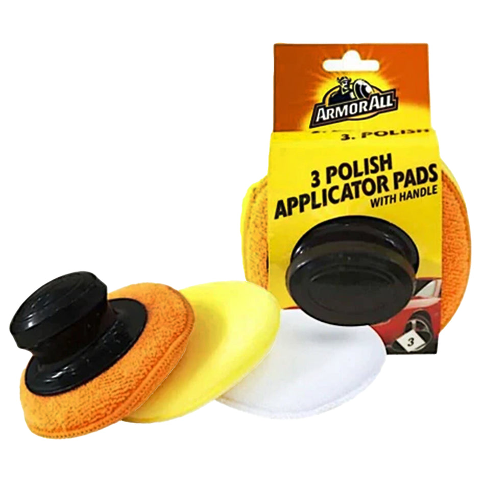Armor All 3 Polish Applicator Pads W/ Handle