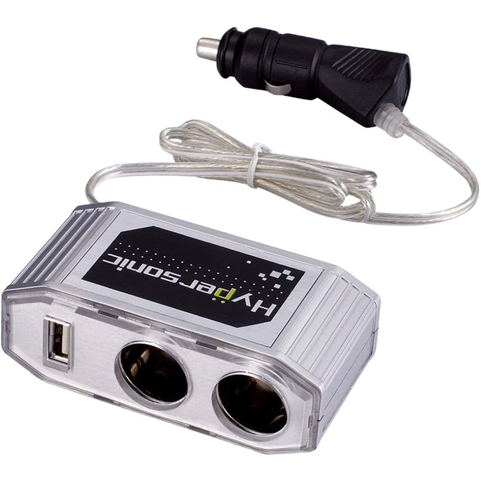 Hypersonic USB & 2 Port Charger Socket