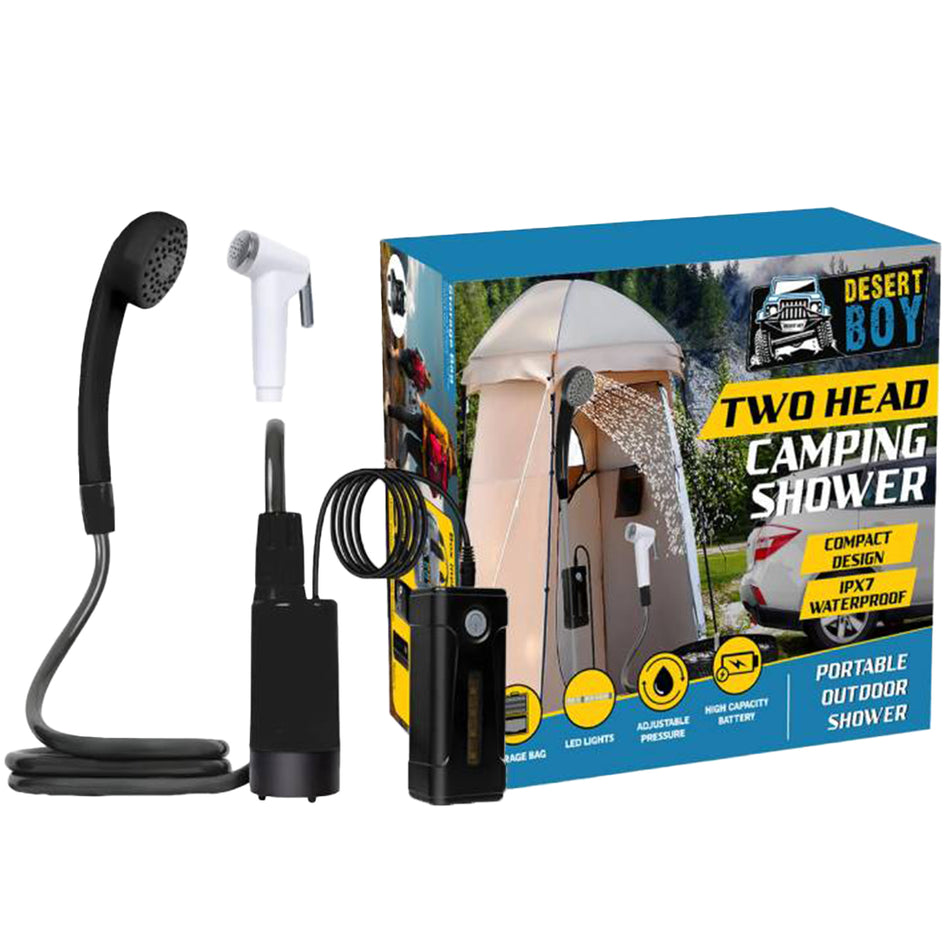 Desert Boy Camping Shower Kit With 20L Bucket