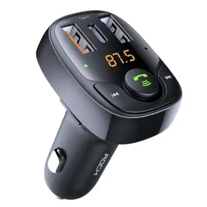 Rock Bluetooth FM Transmitter Car Charger