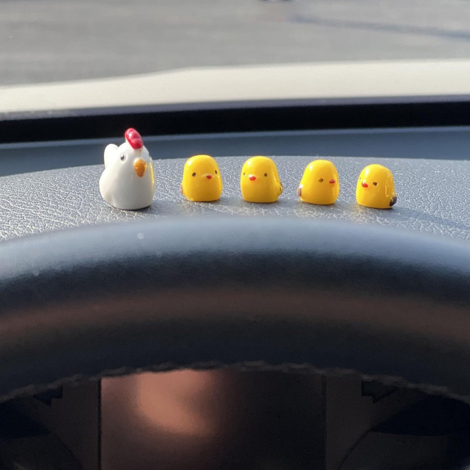 Cute Mini Chicken Car Ornaments