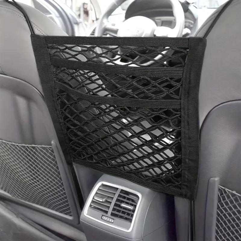 Car Mesh Organizer Black