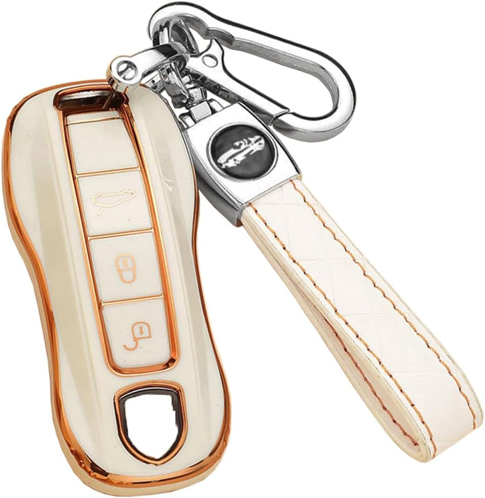 Car Key Protective Cover Key Chain Porsche Panamera Tycan