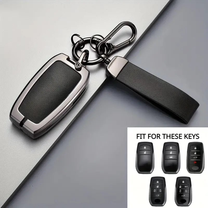 Premium Zinc Alloy Key Fob Cover For Toyota & Jeep