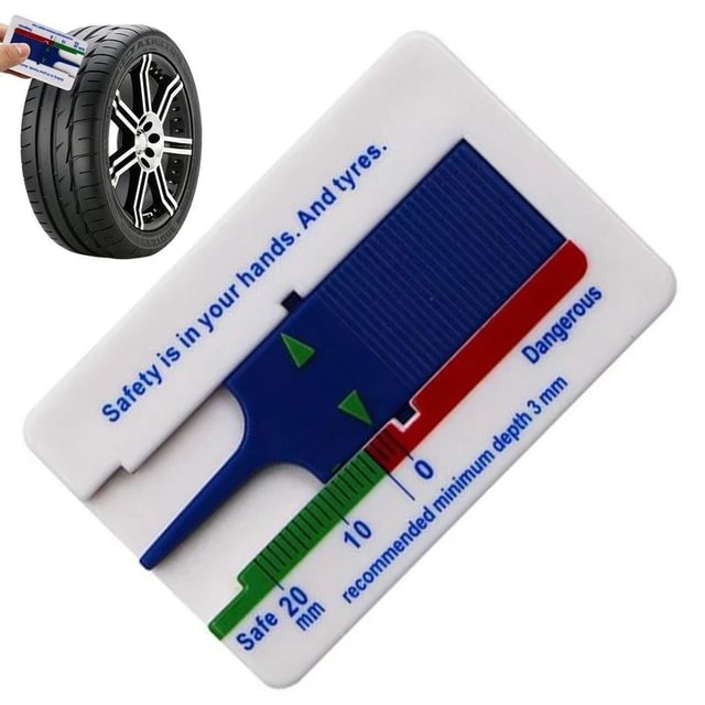 Wheel Tire Depth Guage Blue