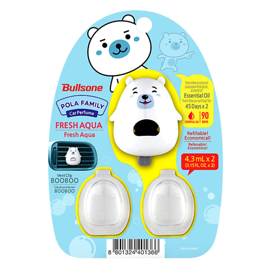 Bullsone Pola Family Vent Clip Air Freshener 4.3Ml