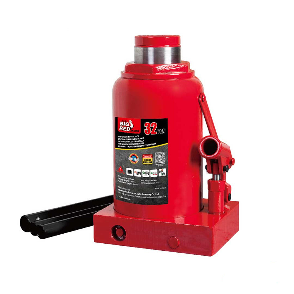 Bigred Hydraulic Bottle Jack 30-32 Ton - Red