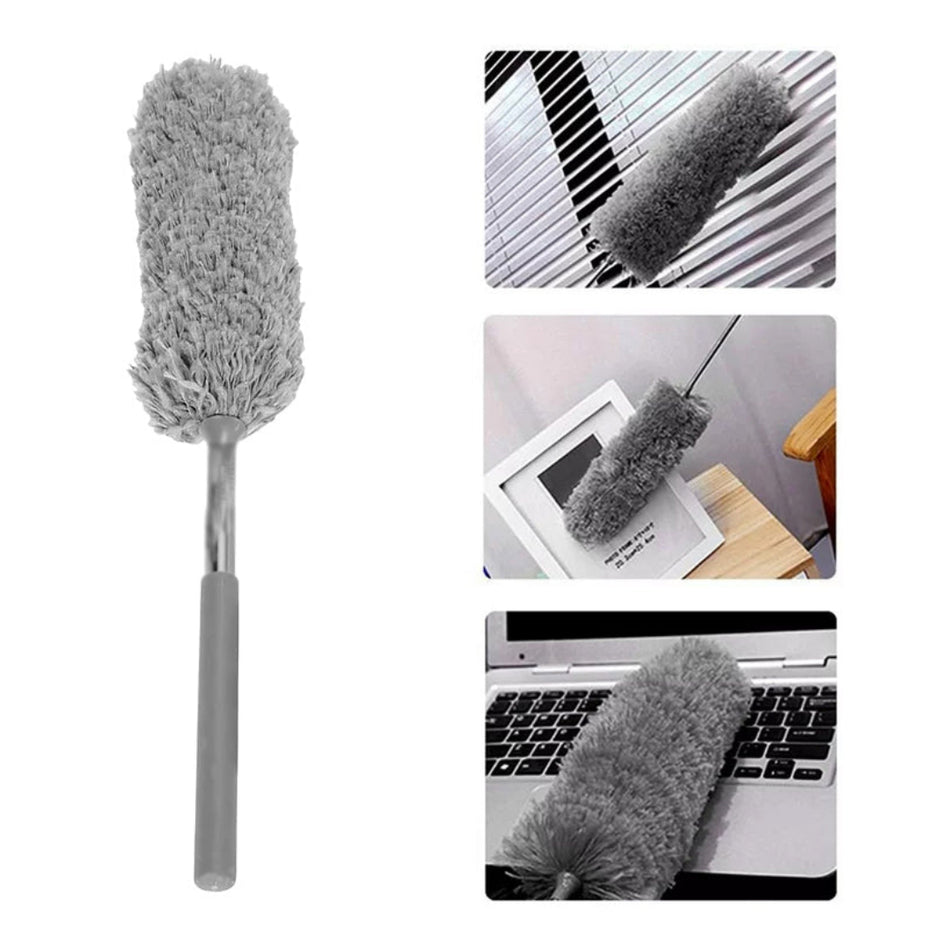 Byson High Quality Fur Duster Metal Handle