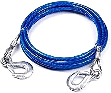 Steel Tow Rope W/Blue Pvc Tube