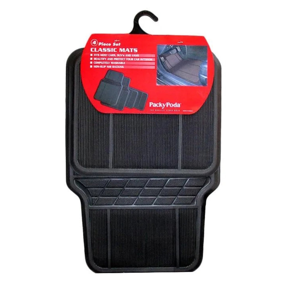 Packy Poda Universal Pvc Car Mats - 4 Pieces