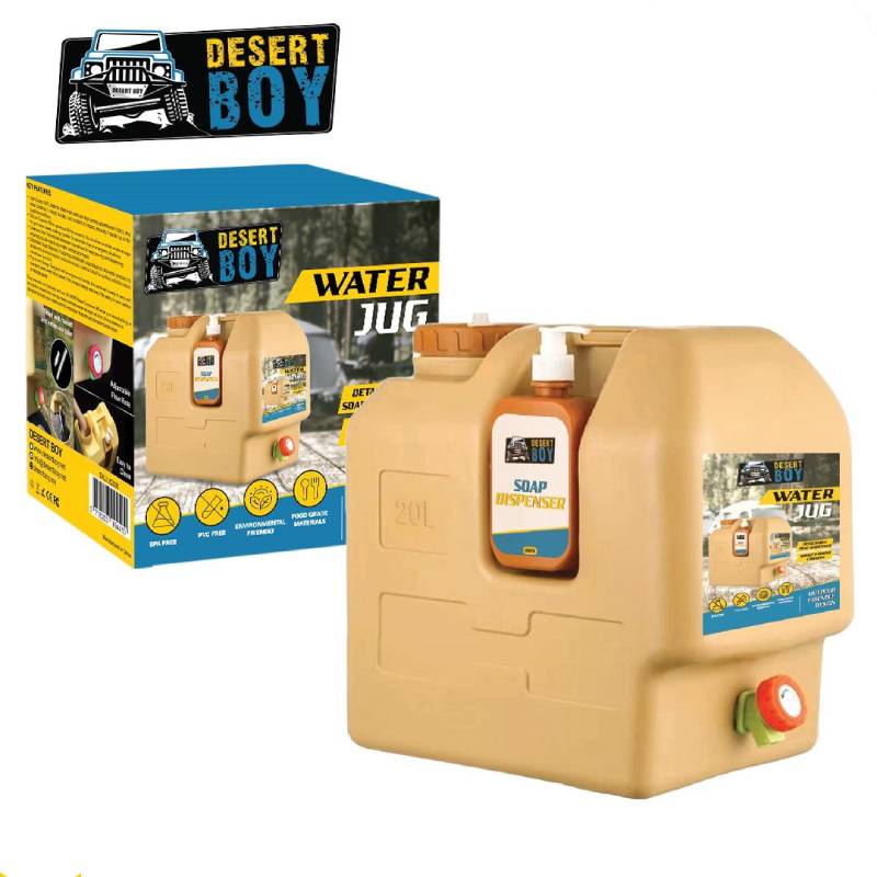 Desert Boy Water Container 20L W/Soap Dispenser