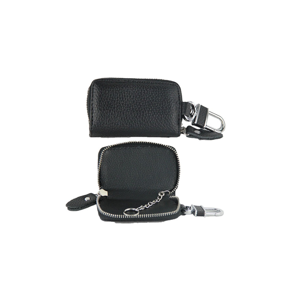 Leather Type Auto Key With Zipper