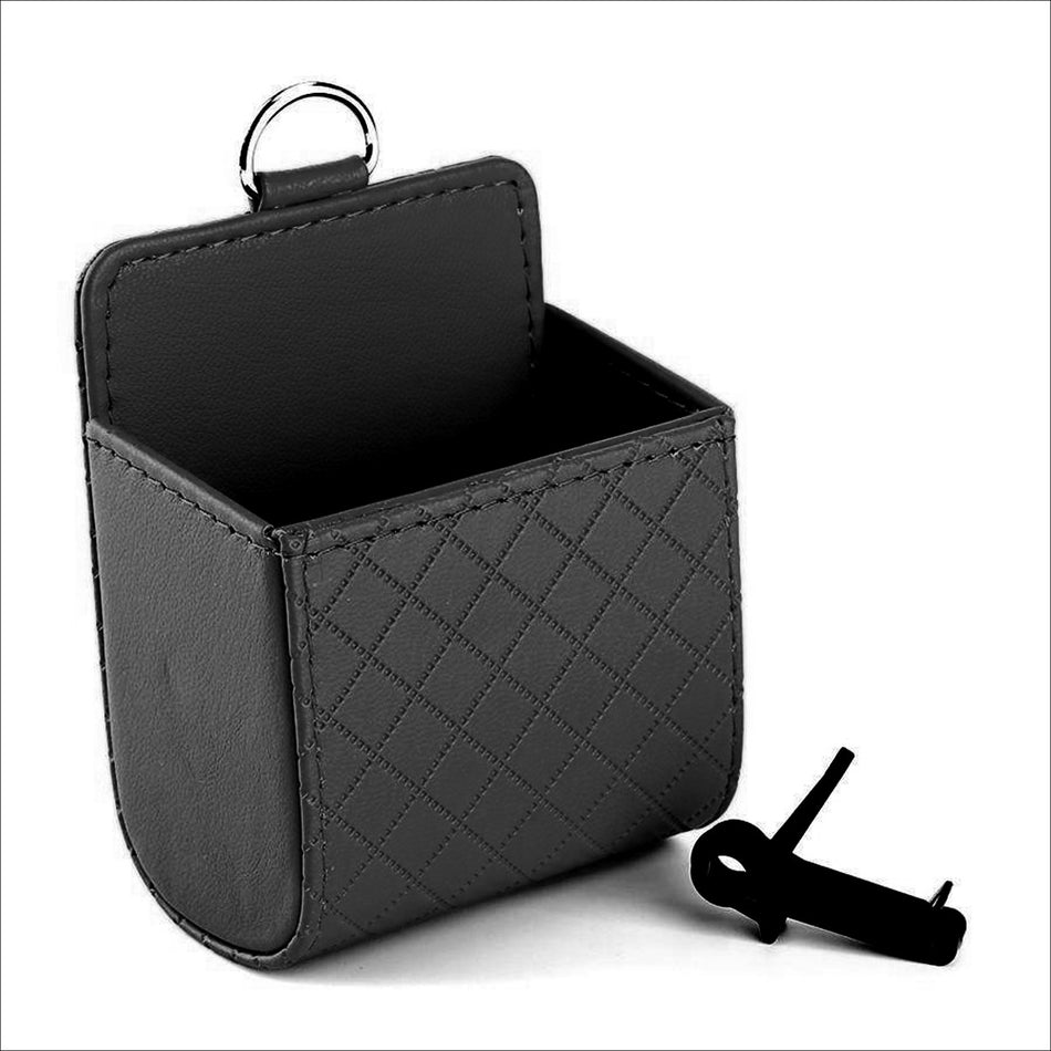 Storage/Organizer With Hook Black