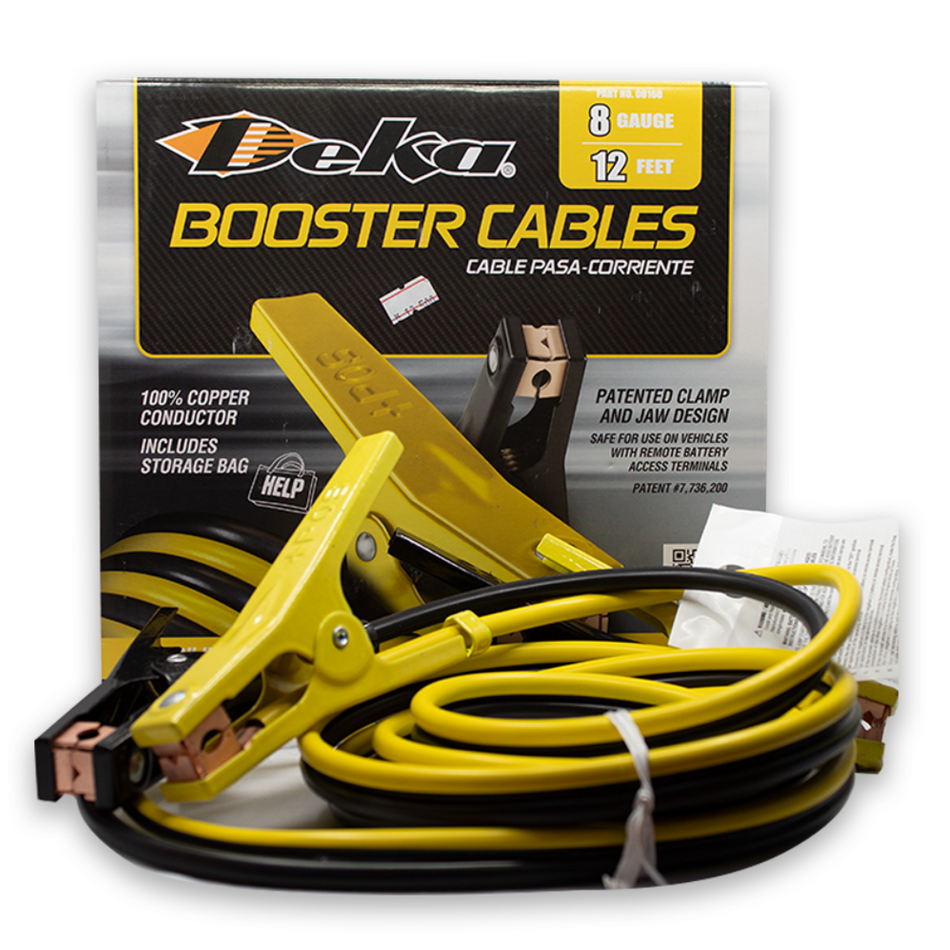 Deka Booster Cable 8 Gauge - 12 Feet