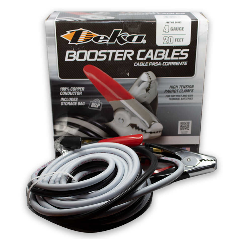Deka Booster Cable 4 Gauge - 20 Feet