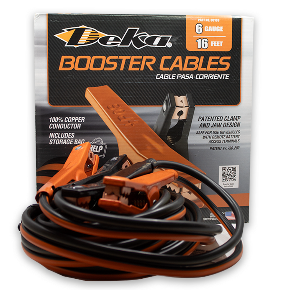 Deka Booster Cable 6 Gauge - 16 Feet