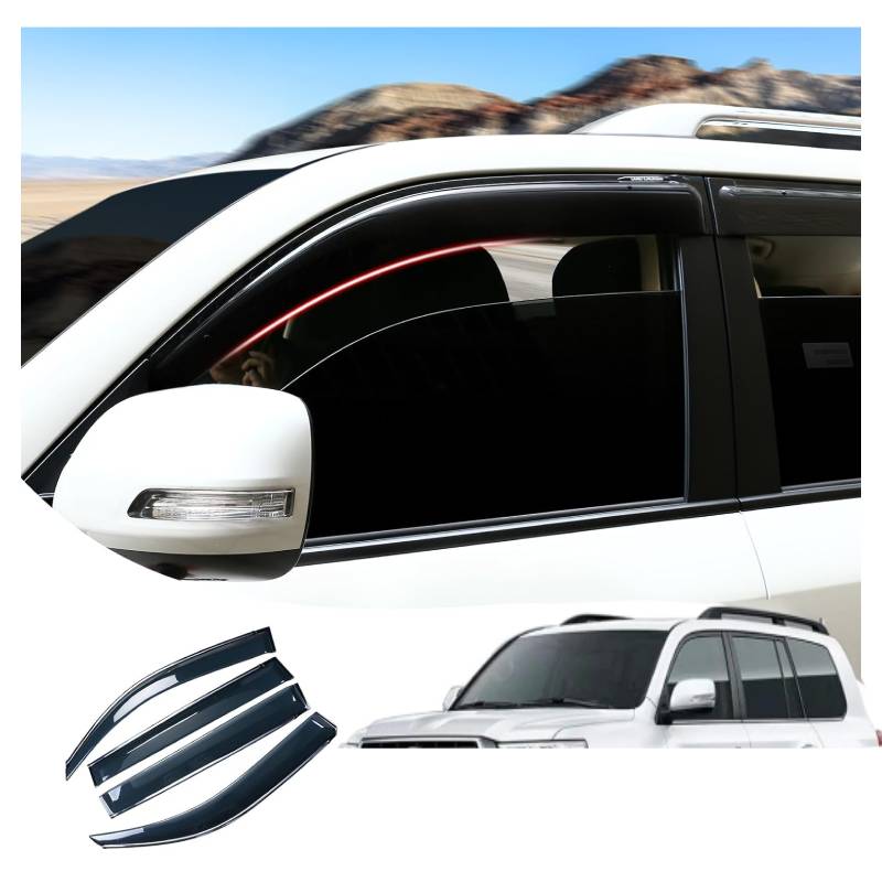 Vroom Door Visor Landcruiser Fj200 08-On