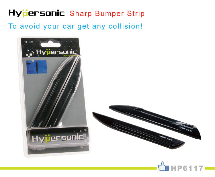 Hypersonic Car Door Edge Protector Moldingtrim Black