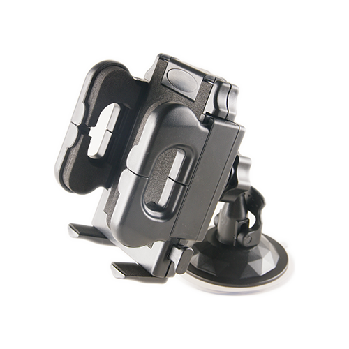 Hypersonic Windshield Smart Phone Mount-W/Suction Cup Black