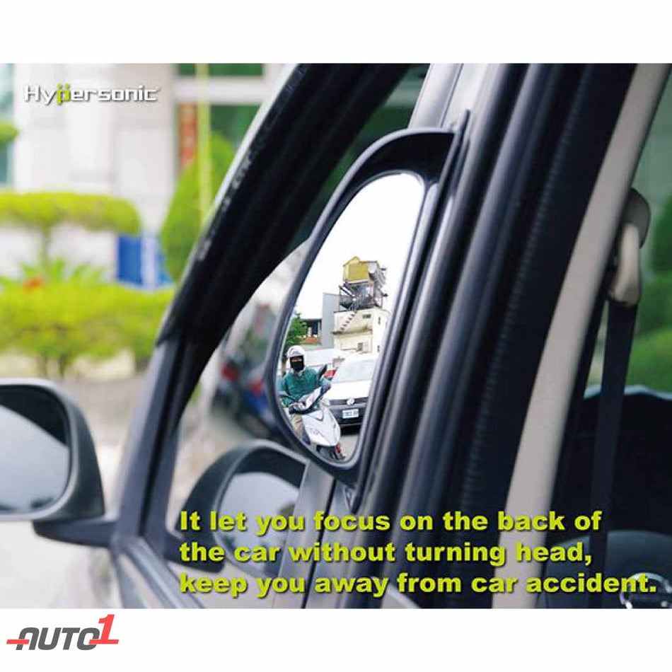 Hypersonic Blind Spot Pillar Mirror Black