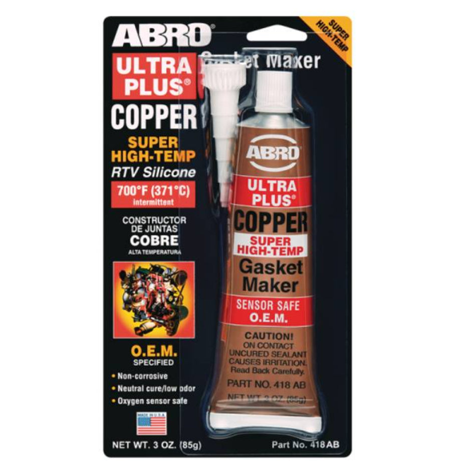 Abro Ultra Plus Super High Temp Silicone Gasket 3Oz