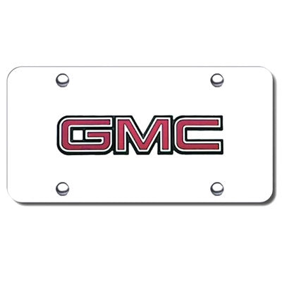 GMC License Frame Chrome