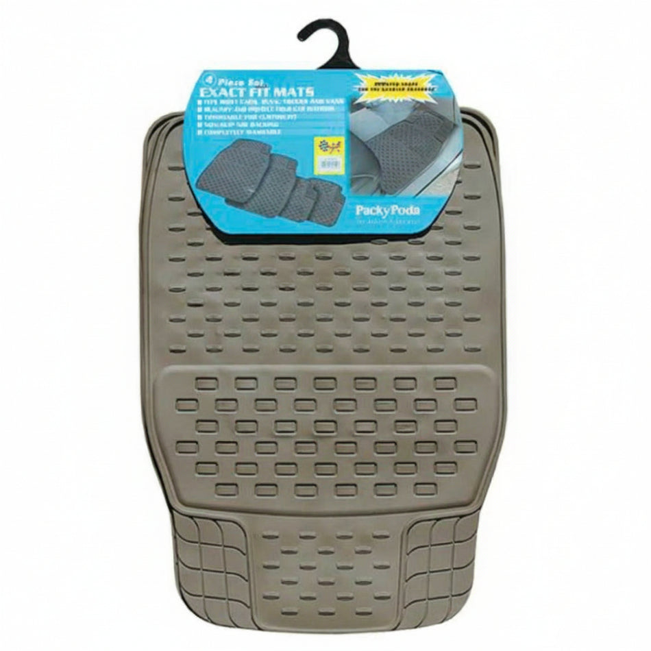 Packy Poda Exact Fit Car Mat - 4 Pieces