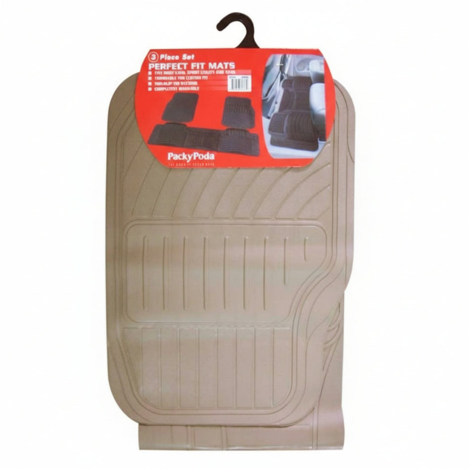 Packy Poda Perfect Fit Car Mat - 3 Pieces