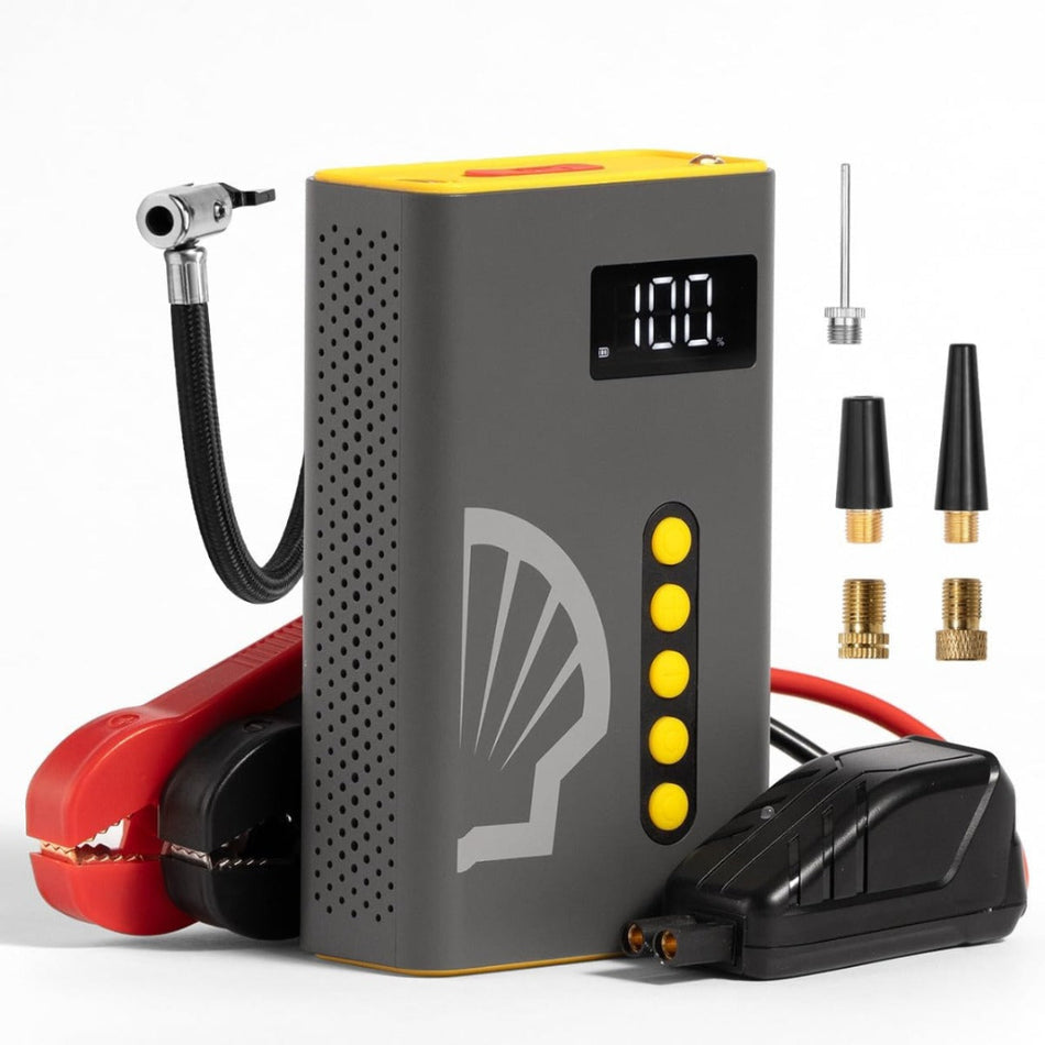 Shell Portable Air Compressor & Jump Starter 10400A