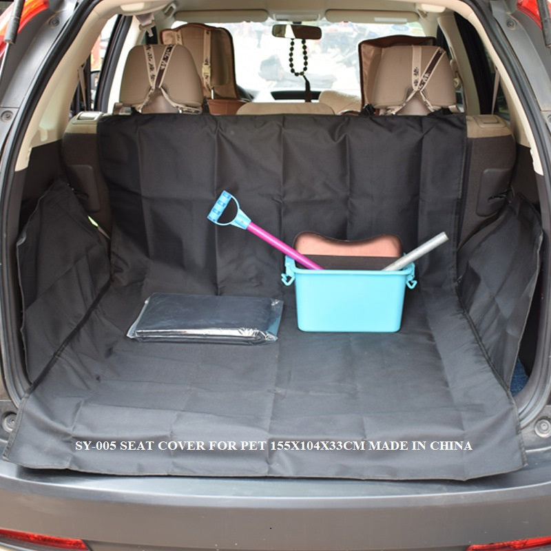 Seat Cover For Pet Black 155 X 104 X 33 Cm