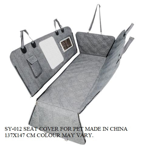 Seat Cover For Pet Gray 137X14