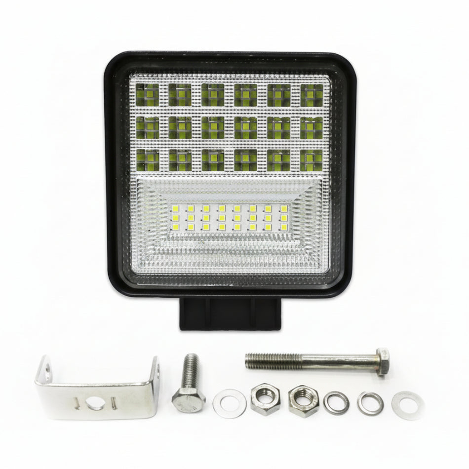 Toby's Led Worklight Foglamp Jeep Wrangler Square 57W