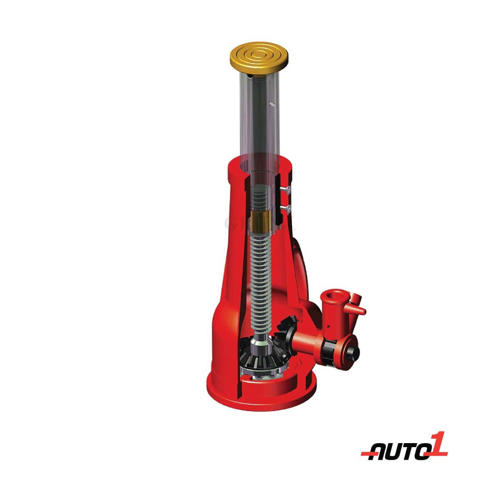 Two-Stage Hydraulic Double Ram Vertical Bottle Jack 10 Ton