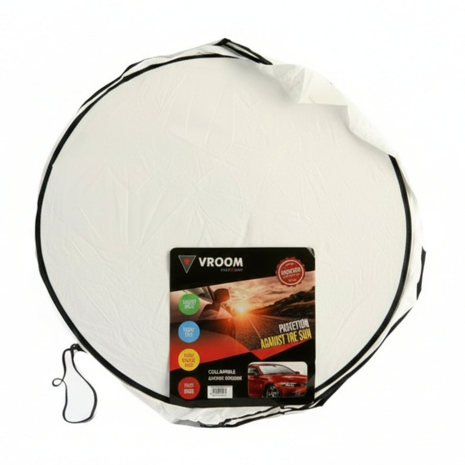 Vroom Front Sun Shade Collapsible Metal Ring